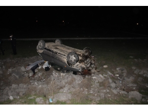 Kontrolden Çıkan Otomobil Takla Attı: 1 Ölü