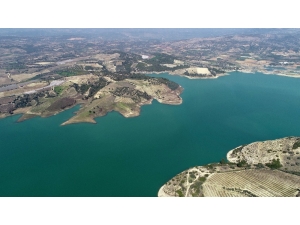 Berdan Barajı Havadan Denetleniyor