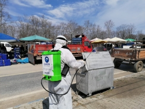 Canik’ten Kırsal Bölgelere Korona Dezenfektesi