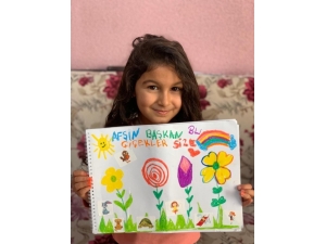 Miniklerden Başkan Yılmaz’a Resimli Mesaj