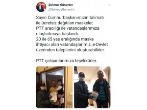 Ücretsiz Maskeler Kayseri’de Vatandaşlara Ulaştırılıyor