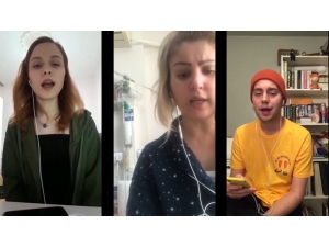 Öğrencilerden Türkülü “Evde Kal” Çağrısı