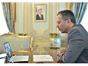 Vali Yerlikaya, Oda Başkanlarıyla Video Konferans Yöntemiyle Toplantı Yaptı