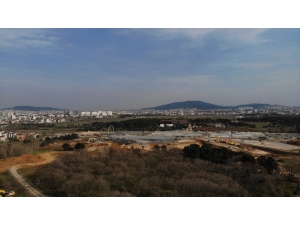 sancaktepe’de Yapılan Hastane İnşaatındaki Son Durum Havadan Görüntülendi