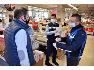 Aliağa Zabıtası Market Denetimlerini Sürdürüyor