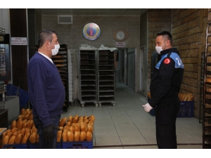 Erdemli’de Fırınlara Korona Virüs Denetimi