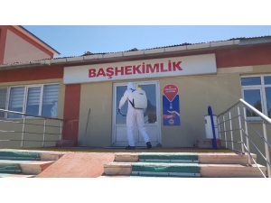 Kontrol Noktası Ve Hastane Dezenfekte Çalışması Yapıldı