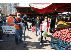 Başkan Yalçın Kaymakam Güney İle Pazar Denetiminde