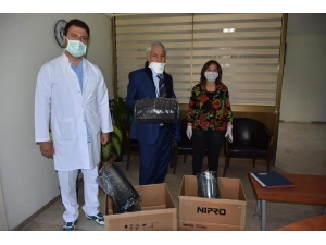 Şehit Babasından Sağlıkçılara Siperlik Desteği