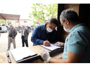 Alanya Belediyesinden Kırsal Mahallere 50 Bin Maske