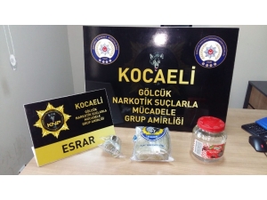 Kocaeli’de 448 Gram Esrar İle Yakalanan 2 Kişi Tutuklandı