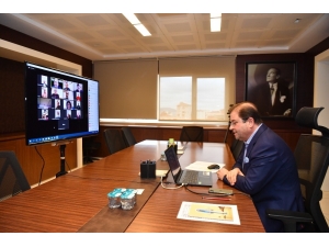 Başkan Ali Kılıç Muhtarlarla Telekonferans Yaptı