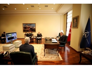 Bakan Akar, Video Konferansla Nato Savunma Bakanları Toplantısı’na Katıldı
