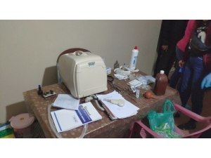 Ruhsatsız Muayenehaneye Polis Baskını