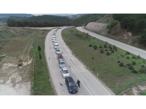 Karabük’e 30 Büyükşehir Ve Zonguldak Plakalı Araçlar Alınmayacak