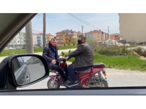 Motosikletle İlginç Korona Mesajına 1360 Tl Ceza