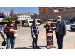 Kızıltepe’de Pazar Yerlerine El Dezenfektanı Aparatı Konuldu