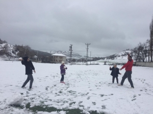 Tokat’ta Nisan Ayın Kar Sürprizi