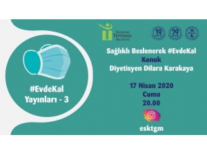 Tepebaşı’nda ‘Evde Kal’ Yayınları Sürüyor