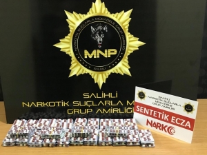 Manisa’da Bin 400 Adet Sentetik Ecza Hap Ele Geçirildi