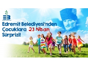 Başkandan Çocuklara 23 Nisan Sürprizleri