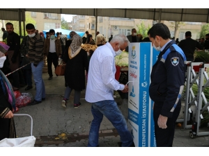 Haliliye’de Korona Standı