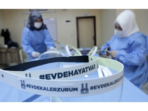 Erzurum Büyükşehir’den Siper Maske Hamlesi