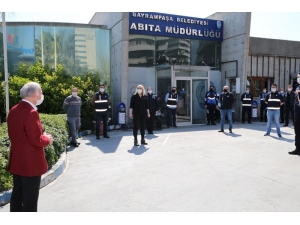 Başkan Aydıner’den Zabıtaya Moral Ziyareti