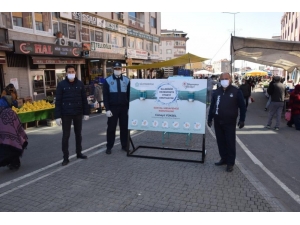 Süleymanpaşa Belediyesinden Pazar Girişlerine El Dezenfekte Ünitesi
