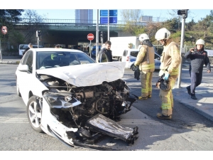Mecidiyeköy’deki Kaza Kamerada