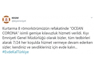 İstanbul Boğazı’ndan Korona İsimli Gemi Geçti