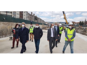 Başkan Şimşek, Konya Yolu İnşaat Çalışmalarını Yerinde İnceledi