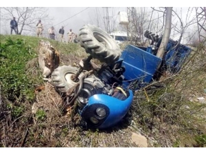 Siirt’te Tarım Aracı Devrildi: 1 Yaralı