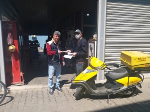 Ücretsiz Maskeler, Ptt Aracılığıyla Vatandaşlara Teslim Edilmeye Başlandı