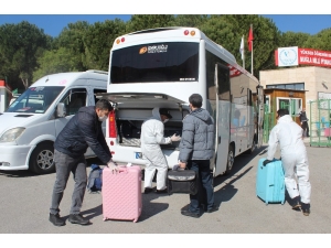 Karantina Süresini Tamamlayan 151 Kişi Memleketlerine Gönderildi