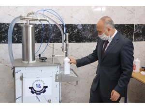 96 Bin Tl’ye Mal Olan Atölyede Günde 6 Ton Dezenfektan Üretilecek
