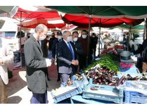 Yahyalı İlçe Pazarında Sıkı Denetim