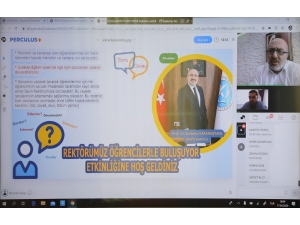 Kayü Rektörü Karamustafa, Uzaktan Eğitim Sistemi Üzerinden Öğrencilerle Buluştu