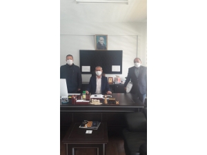 Sorgun’da Muhtarlara Maske Dağıtıldı