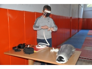 19 Mayıs Gençlik Merkezi De Maske Seferberliğine Katıldı