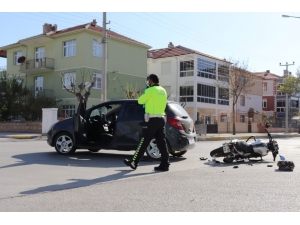 Karaman’da Trafik Kazası 1 Yaralı