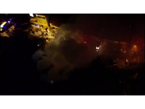 Maltepe’de 3 Gecekondu Alev Alev Yandı