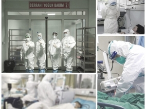 Sağlık Çalışanlarından Büyük Fedakarlık