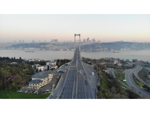 Sokağa Çıkma Kısıtlaması Nedeniyle 15 Temmuz Şehitler Köprüsü Boş Kaldı