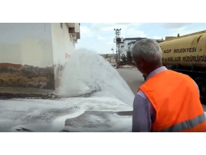 Gaziantep’te Şaka Gibi Dezenfekte