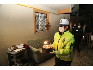 Küçük Hamza’nın Doğum Gününü Polis Kutladı