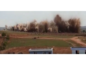 Patlama Anı Film Sahnelerini Aratmadı