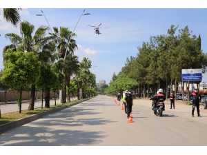 Adana’da Helikopterli Denetim