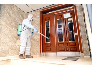 Kağıthane’de Sitelerde Korona Virüs Önlemi