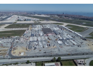 Sokağa Çıkma Kısıtlamasında Pandemi Hastanesi İnşaatı Aralıksız Sürüyor